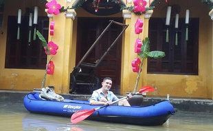 Xavier Saunier au Vietnam.