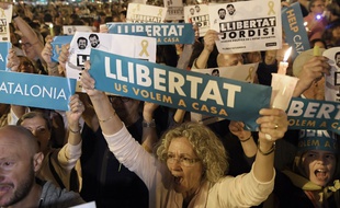 Des manifestants en Catalogne. (Photo d'illustration)