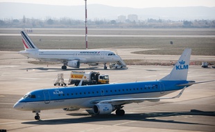 Marignane le 6 février 2012 - L'aéroport de Marseille Provence.