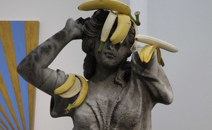 Une œuvre exposée à la Fiac de Paris, en octobre 2018.