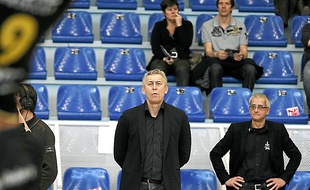 Boris Grebennikov et le coprésident Thibault Mativet (à d.) jouent gros ce soir.
