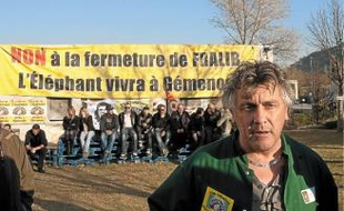 Olivier Leberquier, délégué CGT sur le site de l'usine, à Gémenos.
