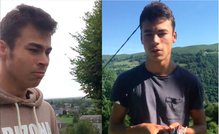 Capture d'écran de deux vidéos Instagram