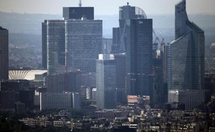 Le quartier d'affaires de La Défense, près de Paris le 14 juillet 2013