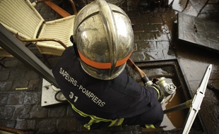 Un intervention des sapeurs-pompiers de la Haute-Garonne - archive