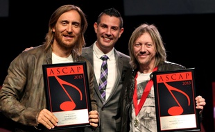 David Guetta et Fred Rister (Frédéric Riesterer de son vrai nom) en 2013.