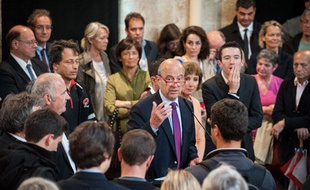 Alain Juppé, lors de la présentation de ses comités de soutien, le 20 juin 2013 à Bordeaux