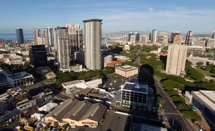 Honolulu, capitale de l'Etat de Hawaï, le 13 janvier 2018.