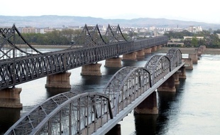 Le pont de l'amitié sino-coréenne, entre la Chine et la Corée du Nord, en 2004. (illustration)