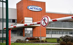 Le siège du groupe Lactalis à Laval, en janvier 2018.