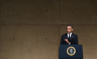 Barack Obama a inauguré le musée du 11-Spetembre à New York, le 15 mai 2014.