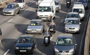 Le périphérique parisien.