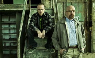Aaron Paul & Bryan Cranston, les protagonistes de «Breaking Bad».