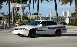 Illustration d'une voiture de police en Floride (Etats-Unis).