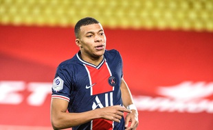 Kylian Mbappé lors de PSG-Monaco, le 20 novembre 2020.