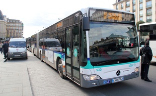 Illustration d'un bus du Star à Rennes