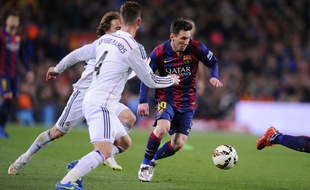 Lionel Messi lors de Barça-Real Madrid le 22 mars 2015.