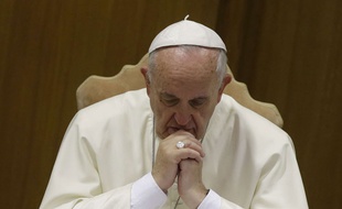 Le pape François, à l'ouverture du synode sur la famille, le 18 octobre 2014.