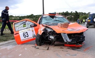 L'accident lors du rallye du Var a coûté la vie à deux personnes (le 19 mai 2012).