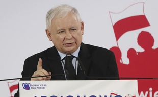 Jaroslaw Kaczynski, l'homme fort de la Pologne.