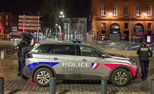 Un dispositif de surveillance du couvre-feu dans le centre-ville de Toulouse. Illustration.