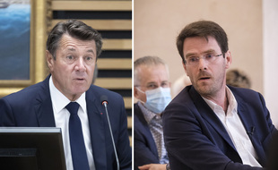Christian Estrosi et Nicolas Mayer-Rossignol, les maires de Nice et de Rouen