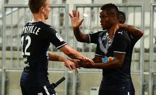 La joie de François Kamano sur son but face à Guingamp.