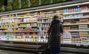 Un rayon de supermarché, illustration