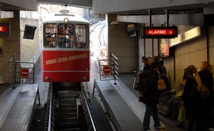 Le funiculaire de Fourvière est en travaux pour cinq mois.
