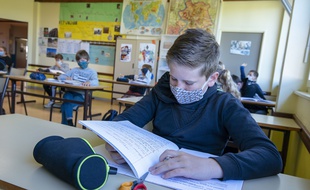 Certains avaient déjà repris le chemin de l'école au mois de mai