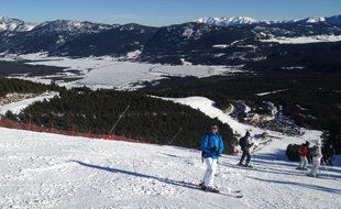 La station de ski des Angles, dans les Pyrénées.