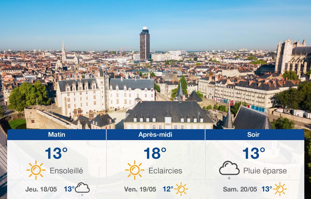 Météo Nantes: prévisions du mercredi 17 mai 2023