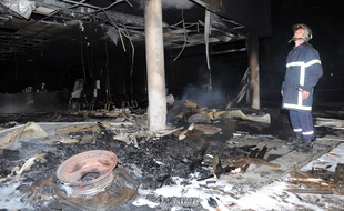 Le centre des impôts de Morlaix le matin du 20 septembre 2014.