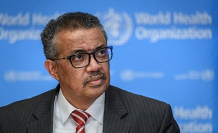 Le directeur général de l'OMS Tedros Adhanom Ghebreyesus, le 11 mars 2020.