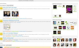 La page d'accueil de Weplug.com