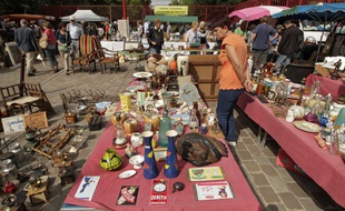 La braderie de Lille du côté des brocanteurs.