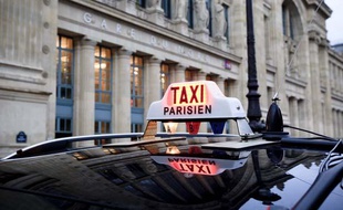 Illustration taxi parisien.