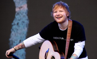 Le chanteur Ed Sheeran