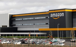 (Illustration) Le site d'Amazon à Brétigny-sur-Orge.