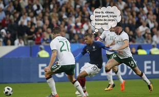 Kylian Mbappé lors de France-Irlande en amical, le 28 mai 2018.