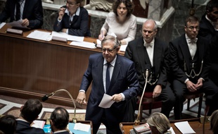 Le ministre de la Cohésion des territoires Jacques Mézard, le 25 octobre 2017 à l'Assemblée.