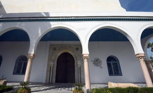 L'entrée principale du musée du Bardo, à Tunis, le 19 mars 2015