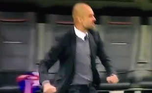L'entraîneur du Bayern Munich Pep Guardiola, le 29 avril 2015, contre Dortmund.
