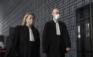 Cécile de Oliveira et Olivier Pacheu, avocats des parties civiles.