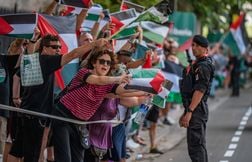 Nouvelle manifestation et nouvelle frayeur pour les coureurs de la Vuelta