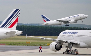 Des avions Air France sur le tarmac de Roissy-Charles de Gaulle.