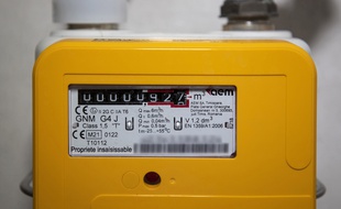 Un compteur de Gaz à Nice le 2 mai 2021.