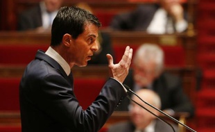 Manuel Valls à l'Assemblée nationale le 19 novembre 2015