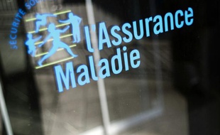 Le logo de l'Assurance maladie, le 23 octobre 2012 à Paris