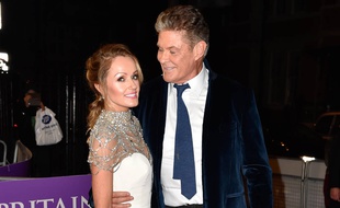 Les futurs mariés, Hayley Roberts et David Hasselhoff